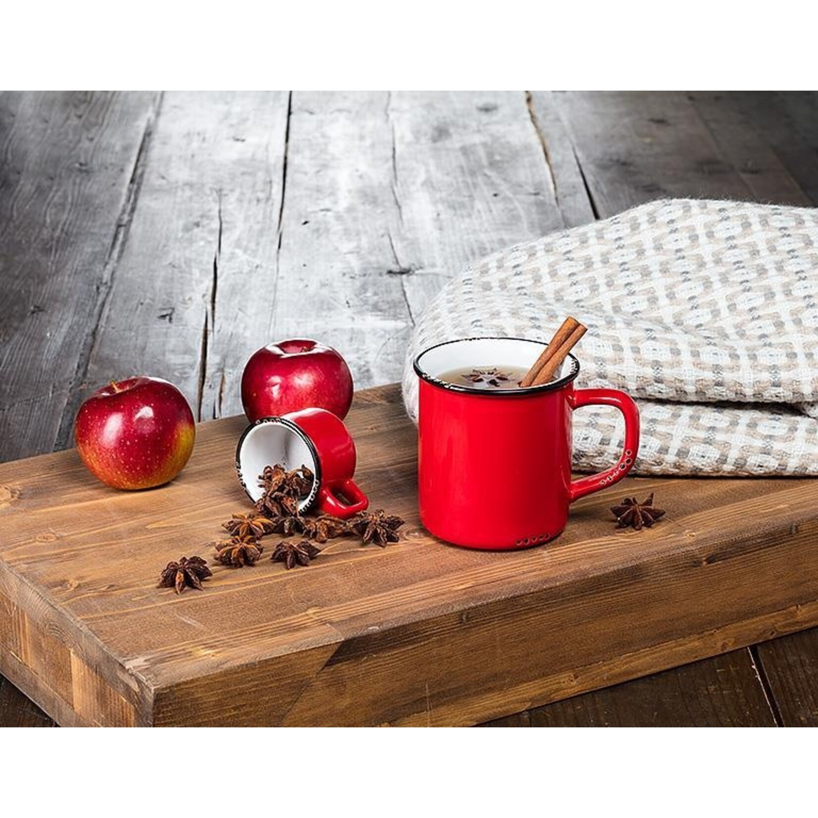 ABBOTT ABBOTT Enamel Look Red Espresso