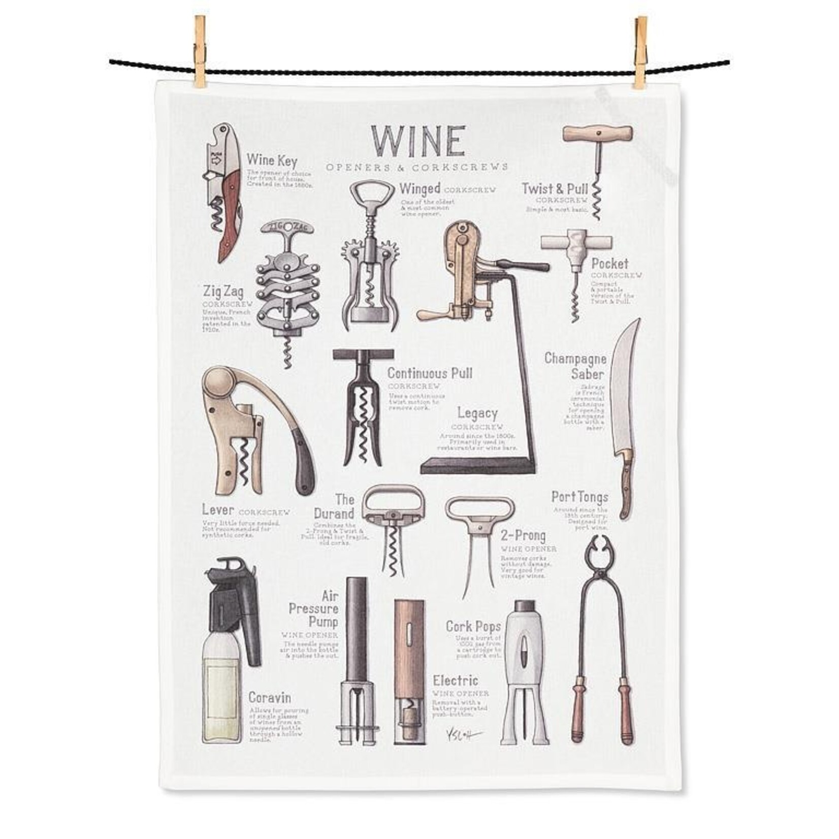 ABBOTT ABBOTT Wine Openers Kitchen Towel