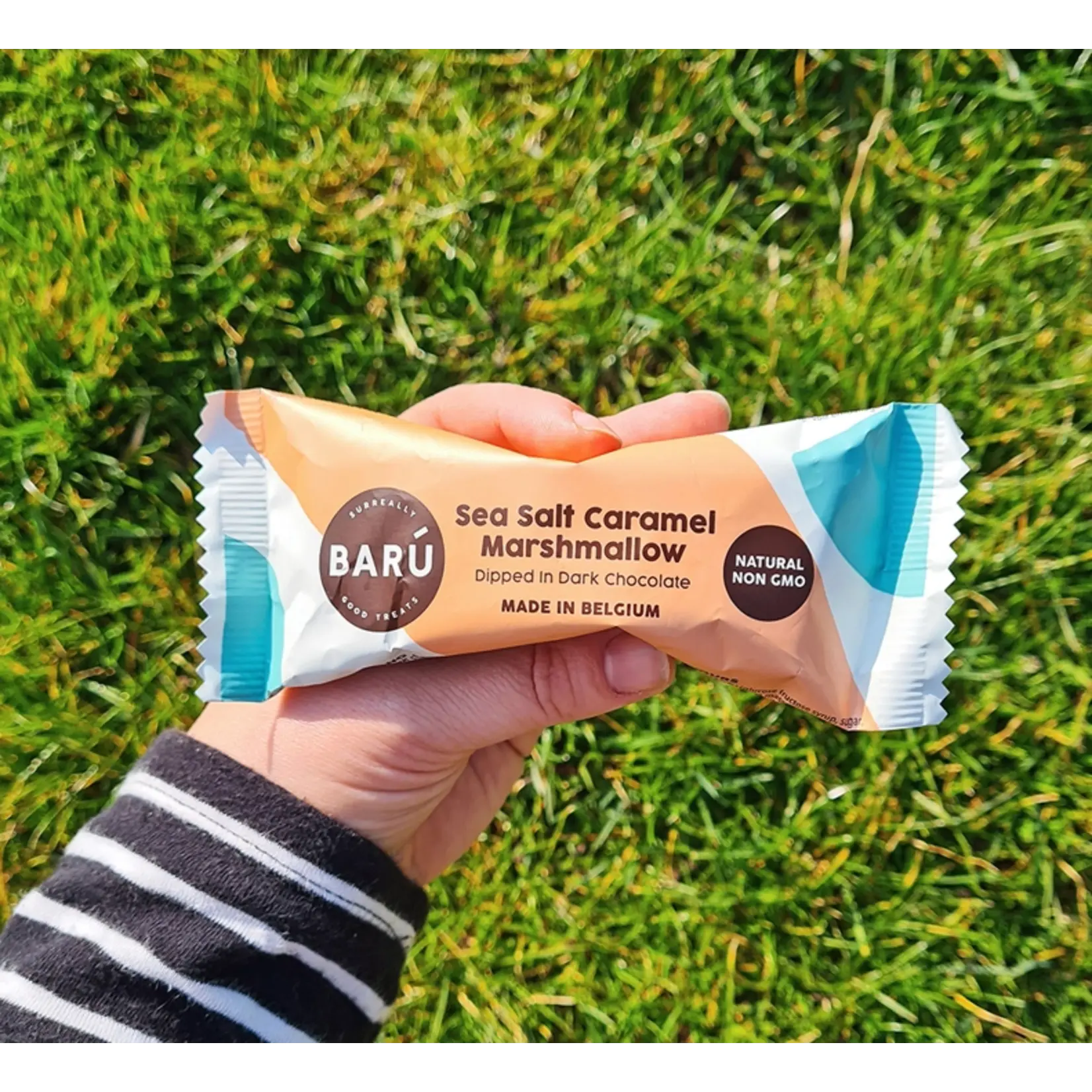 BARU BARU Milk Chocolate Marshmallow Bar with Sea Salt Caramel