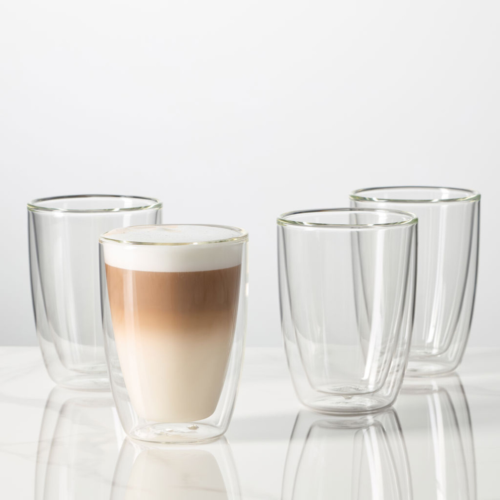 BELLUCCI BELLUCCI Double Wall Cappuccino/Latte Glass 240mL S/4
