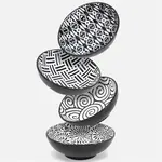 BIA Dip Bowl Assorted- Black/White