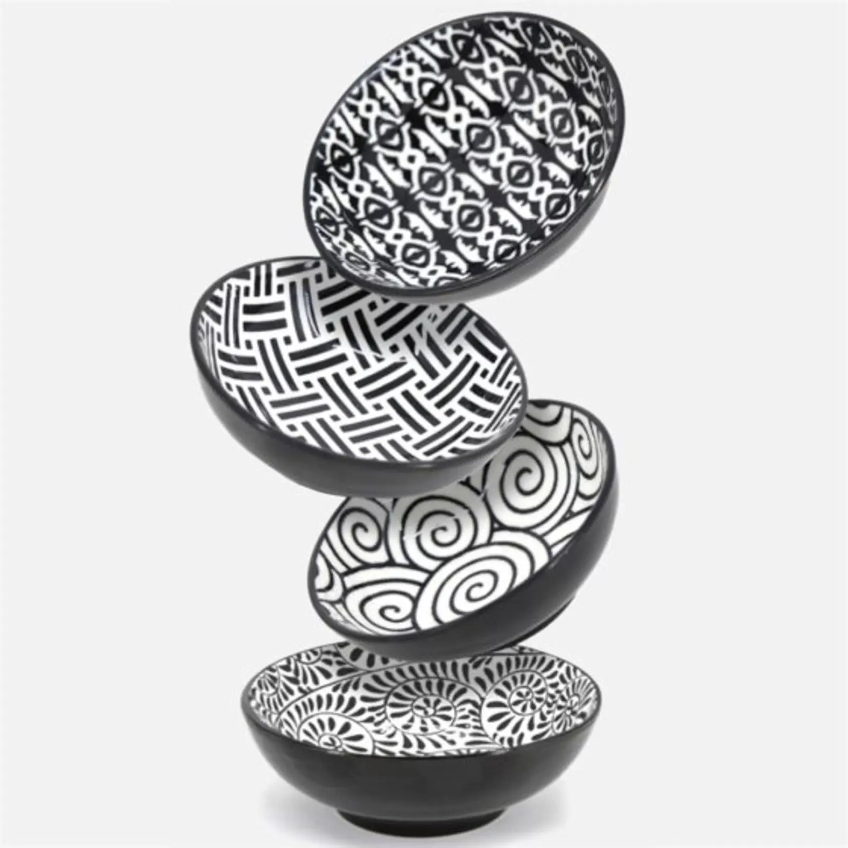 BIA Dip Bowl Assorted- Black/White