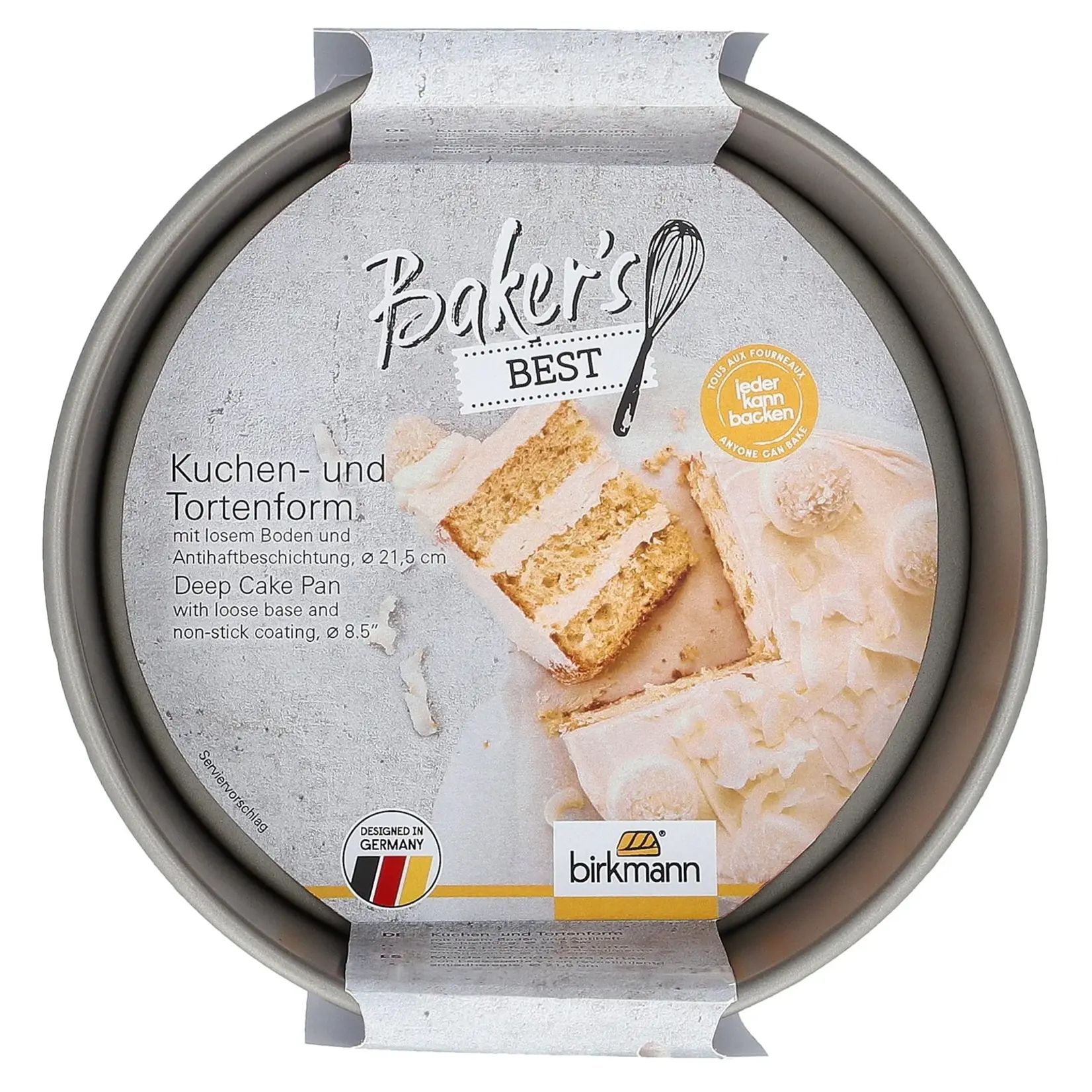 BIRKMANN BIRKMANN Baker's Best Deep Round Cake Tin - 8.5"