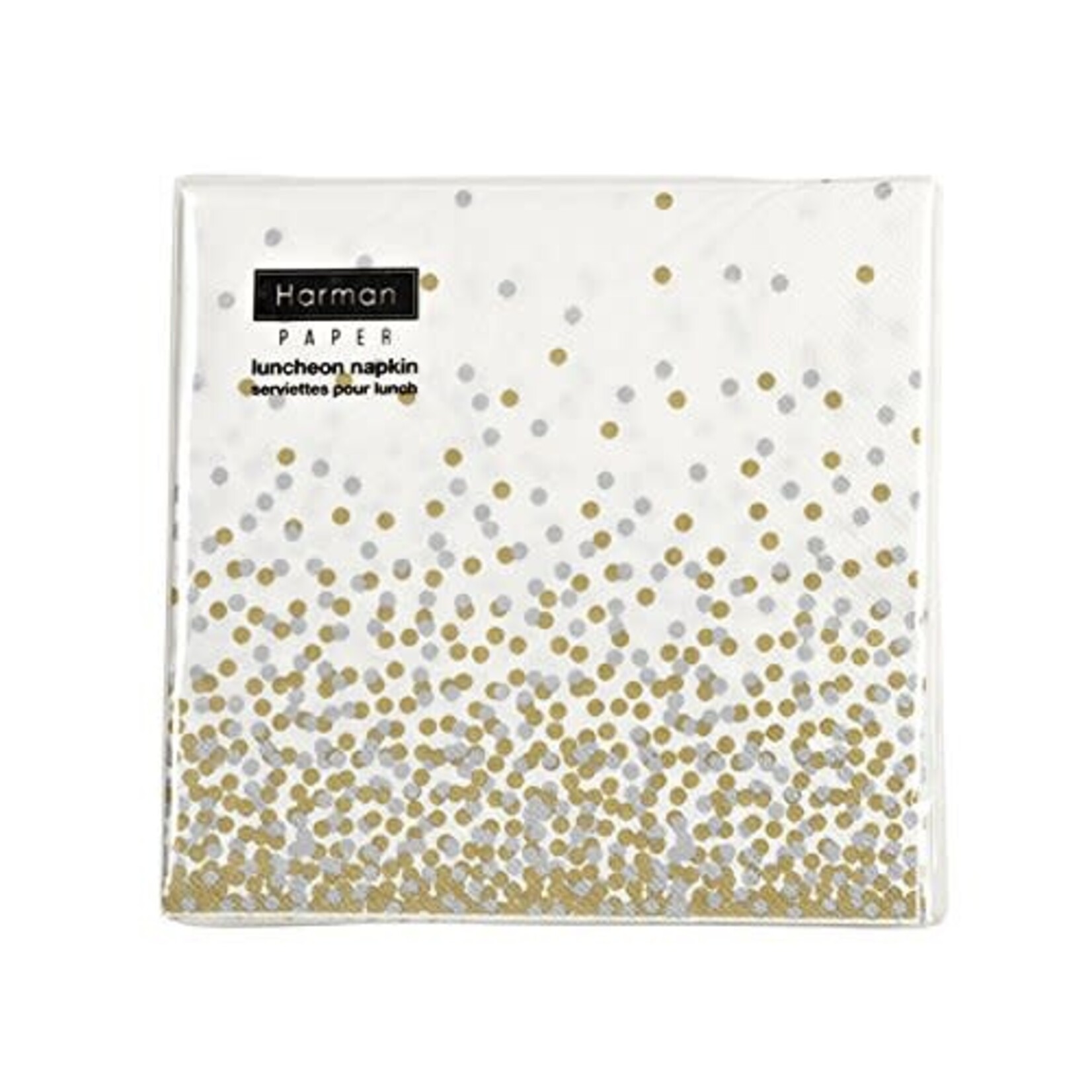 HARMAN Lunch Napkin - Metallic Confetti