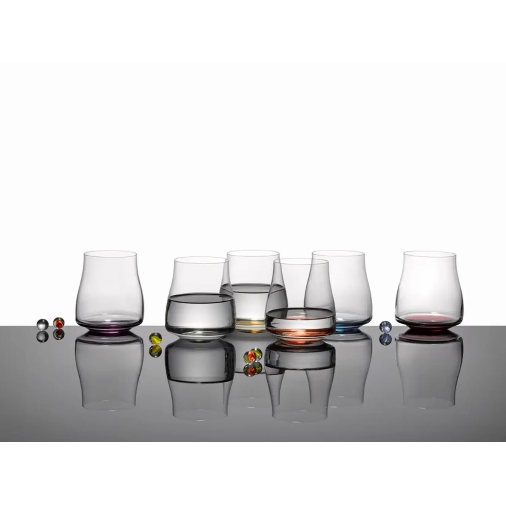 BOHEMIA CRYSTAL BOHEMIA CRYSTAL OF Tumbler Rainbow Fresh Assorted X6