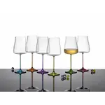 BOHEMIA CRYSTAL BOHEMIA CRYSTAL Wine 400ml Rainbow Fresh Assorted X6