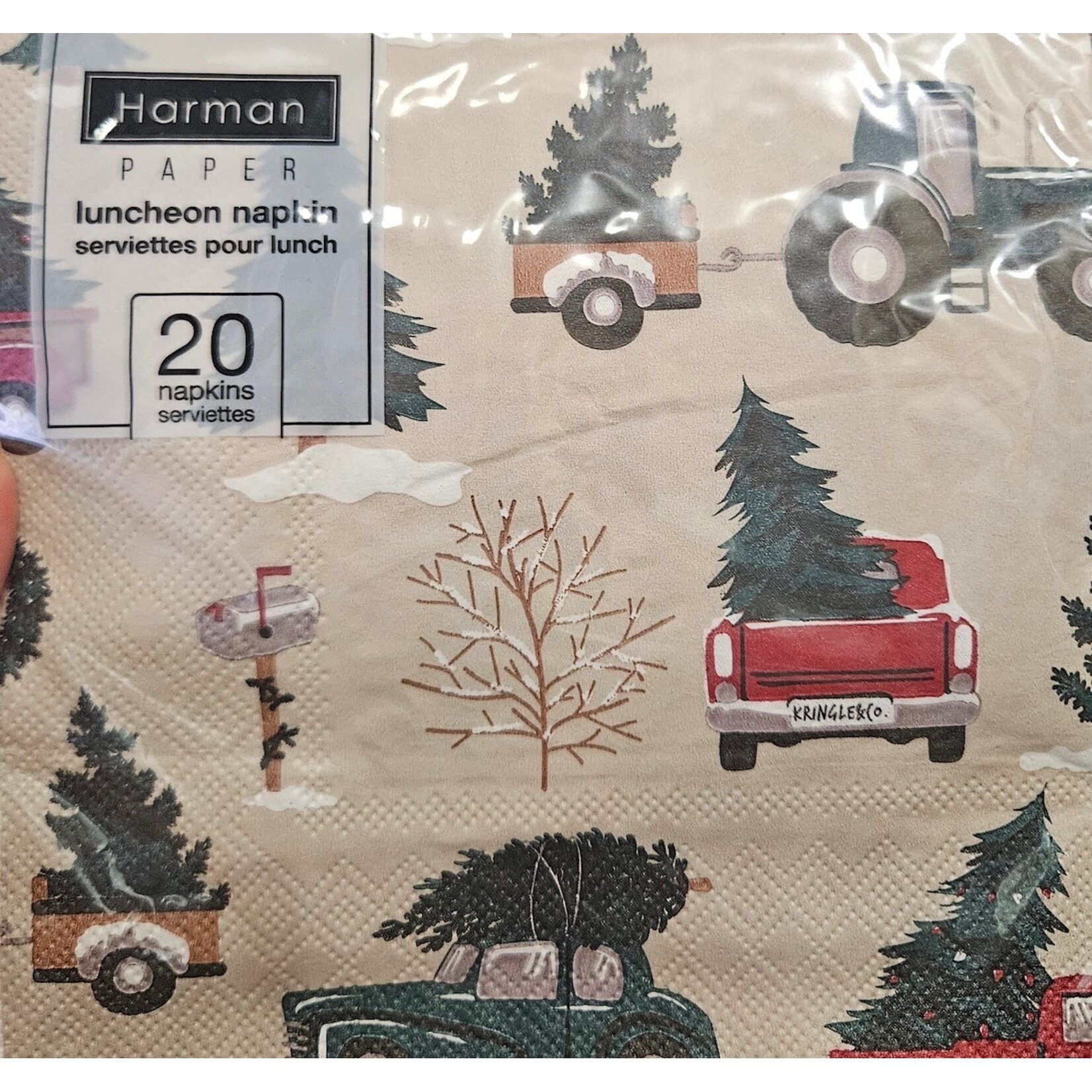 HARMAN Lunch Napkin - Vintage Christmas