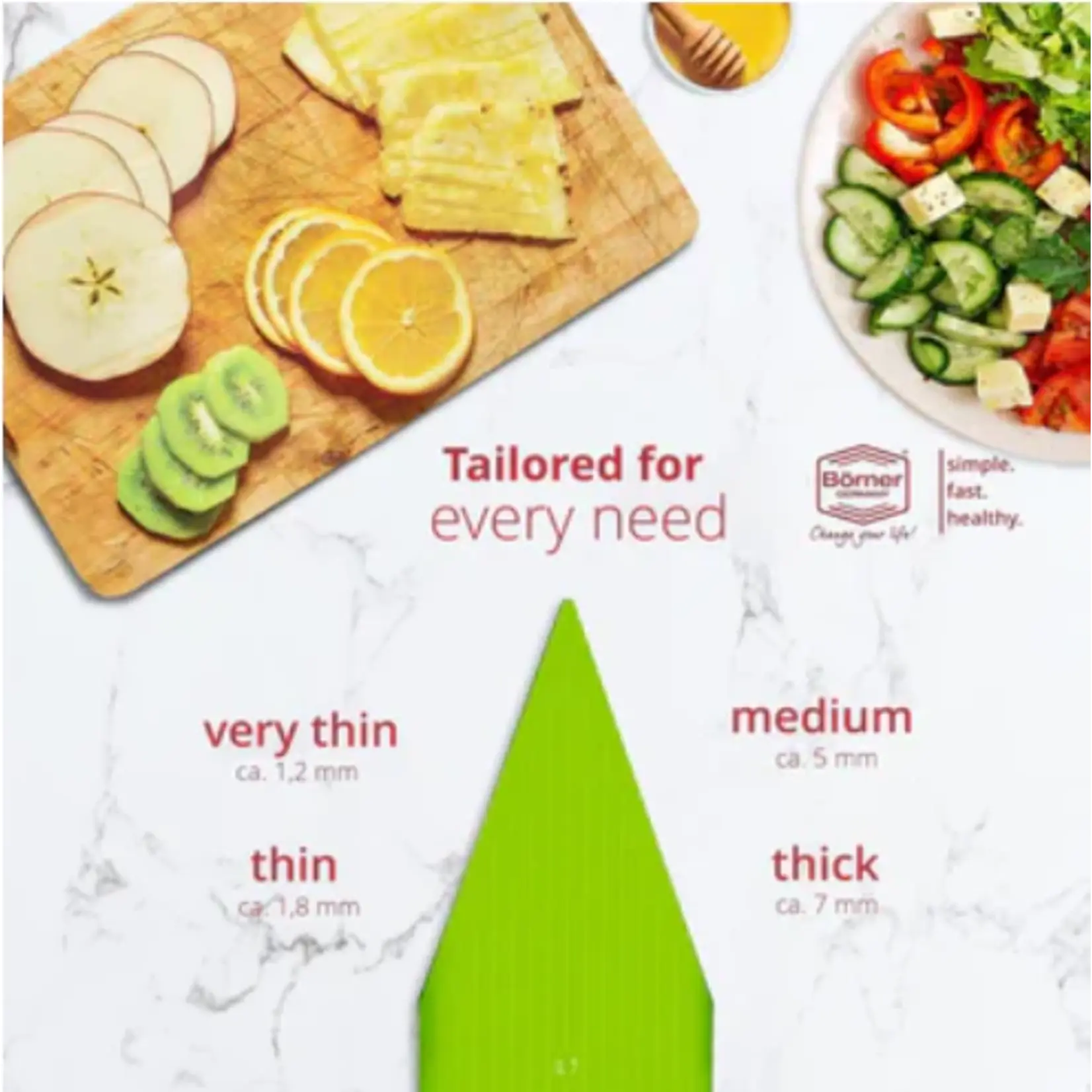 BORNER SWISSMAR Borner VPower V-Slicer - Green