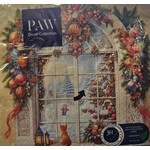 ABBOTT Lunch Napkin - Cat Christmas Window