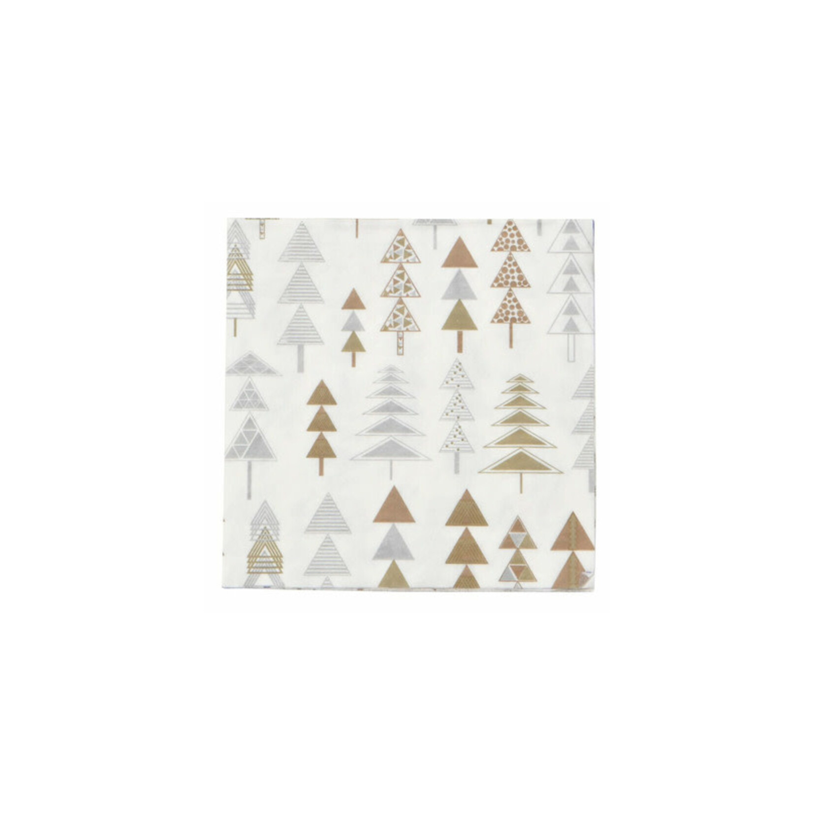 HARMAN Lunch Napkin - Geo Trees Metallic