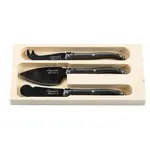 CDN LAGUIOLE Premium - 3 Piece Cheese Blades Black Handle