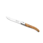CDN LAGUIOLE Luxury Line Steak Knife - Olive