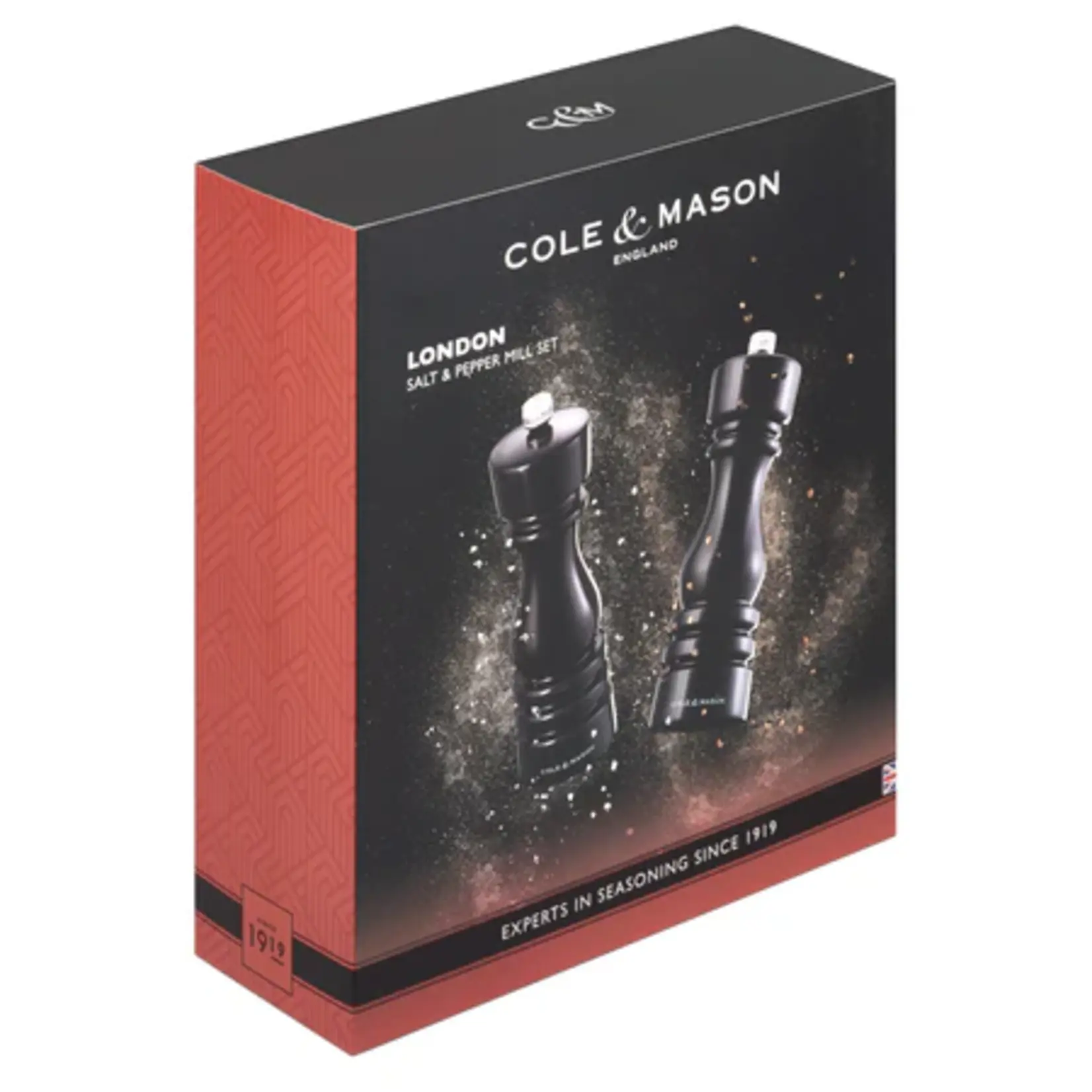 COLE & MASON COLE & MASON London Black Gloss Salt & Pepper Set 7"