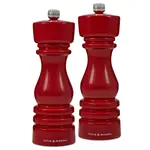 COLE & MASON COLE & MASON London Red Gloss Salt & Pepper Set 7"