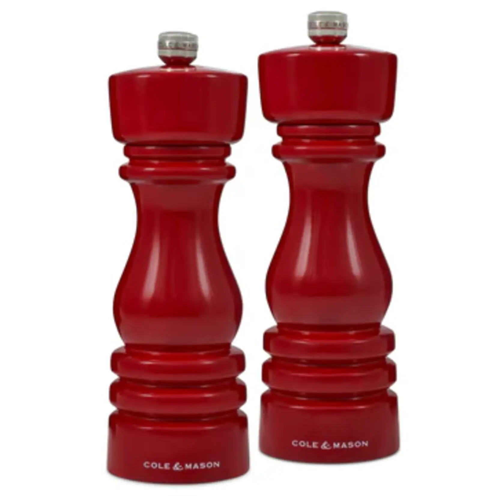 COLE & MASON COLE & MASON London Red Gloss Salt & Pepper Set 7"