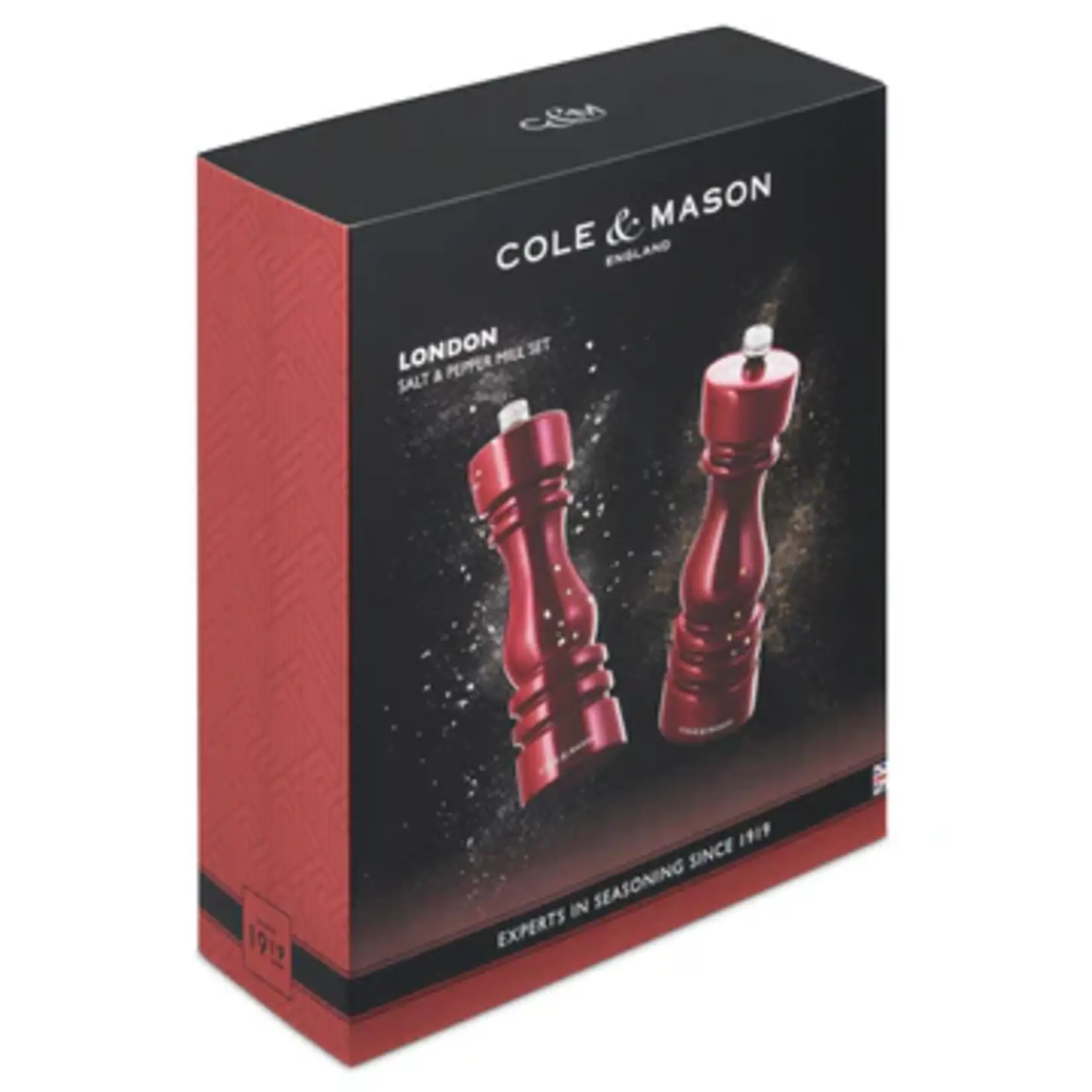 COLE & MASON COLE & MASON London Red Gloss Salt & Pepper Set 7"