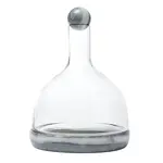 CREATIVE BRANDS CREATIVE BRANDS Marble  & Glass Wine Carafe - Grey