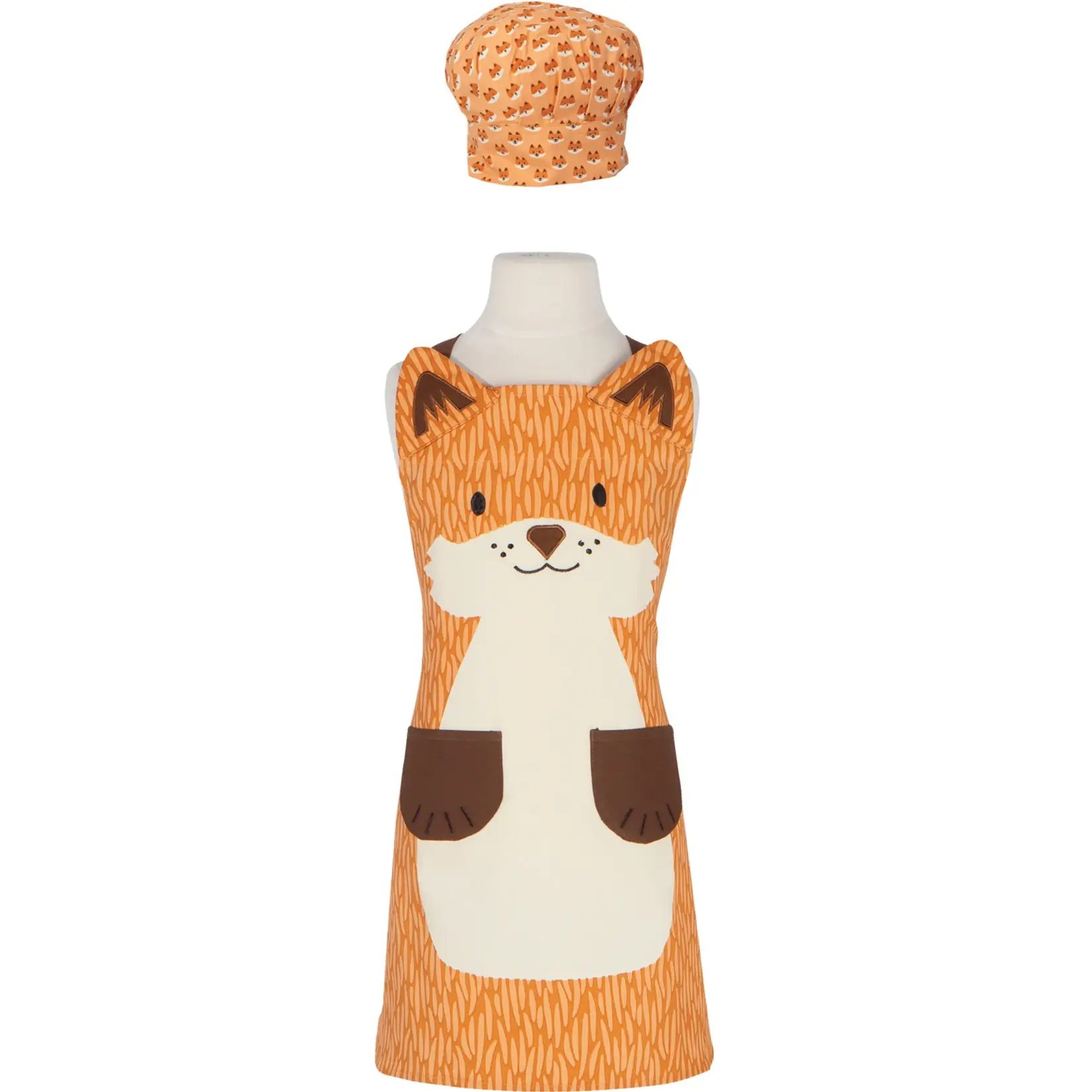 DANICA DANICA Child's Apron and Hat Set - Fox Daydream