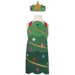 DANICA DANICA Child's Apron and Hat Set - Xmas Tree Christmas Daydream