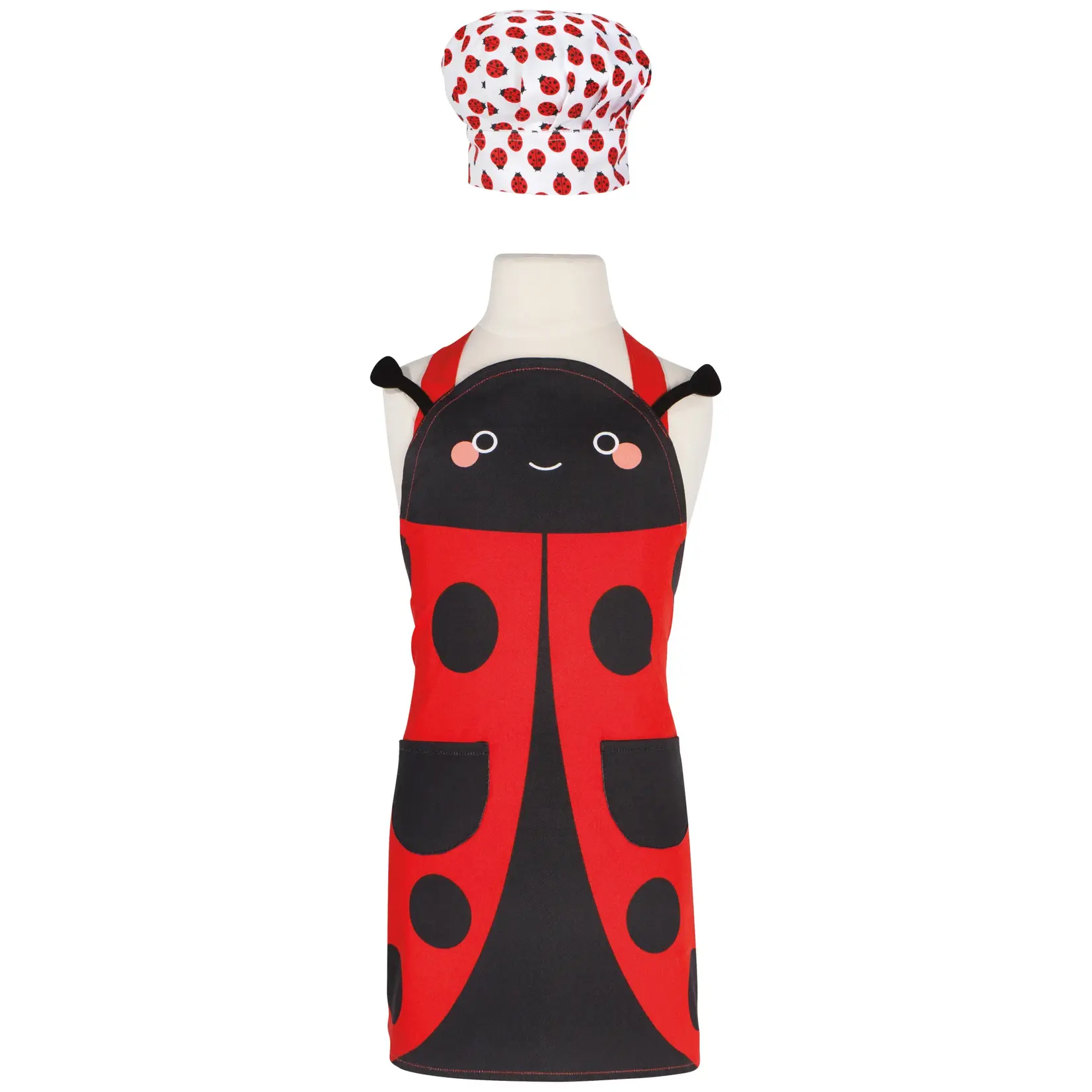 DANICA DANICA Child's Apron and Hat Set - Ladybug Daydreams