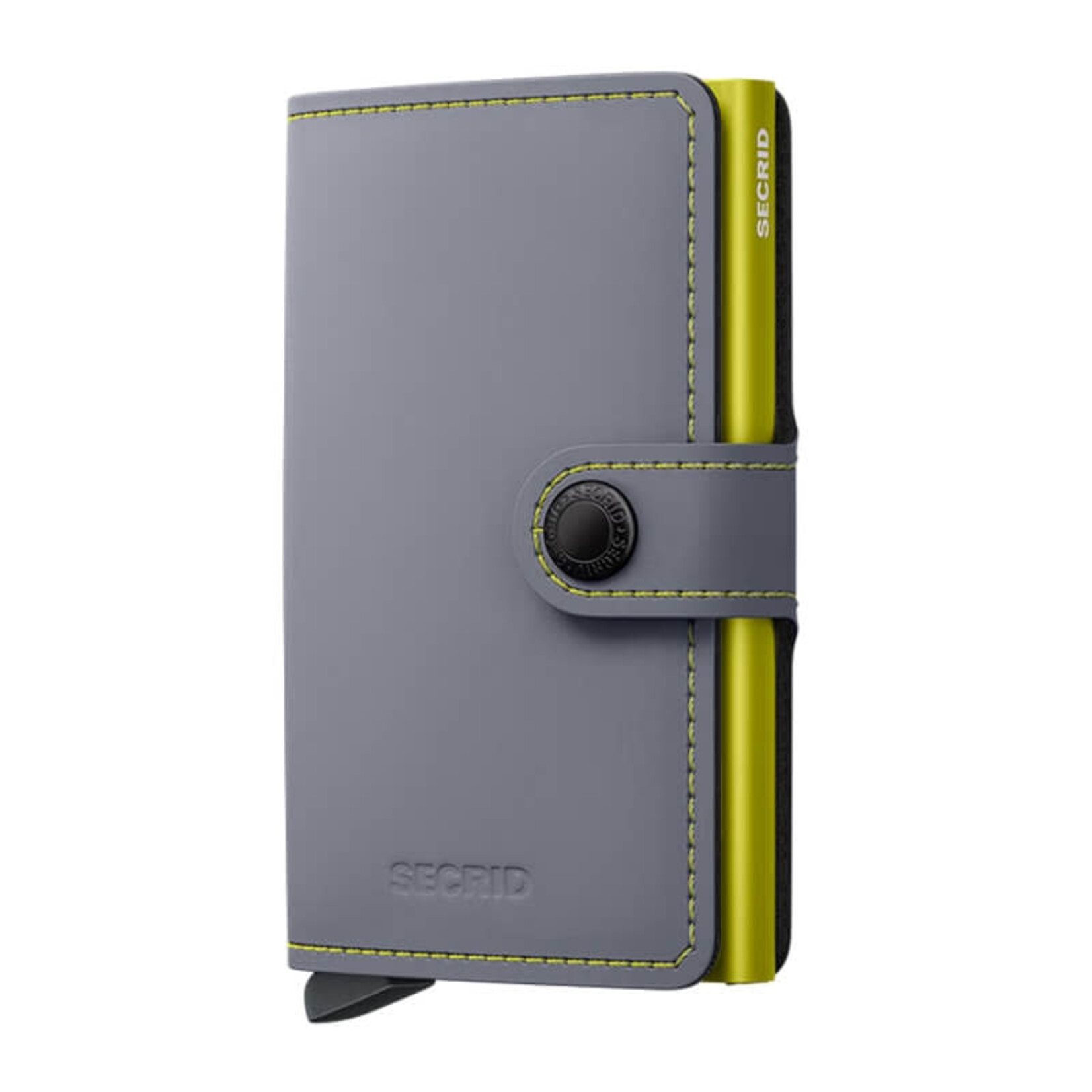 SECRID SECRID Miniwallet Matte - Grey & Lime