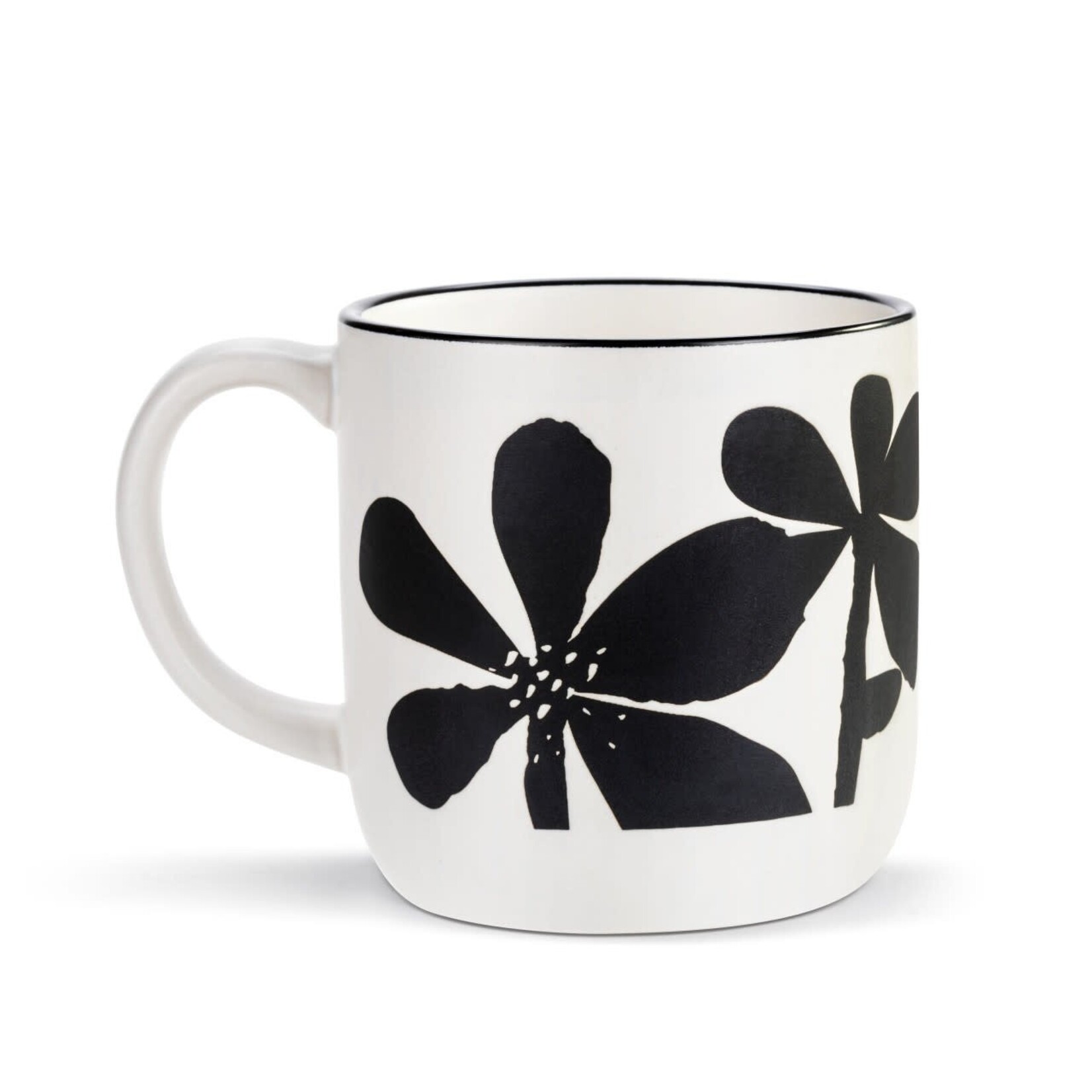 DEMDACO DEMDACO Mug - Bold Floral White