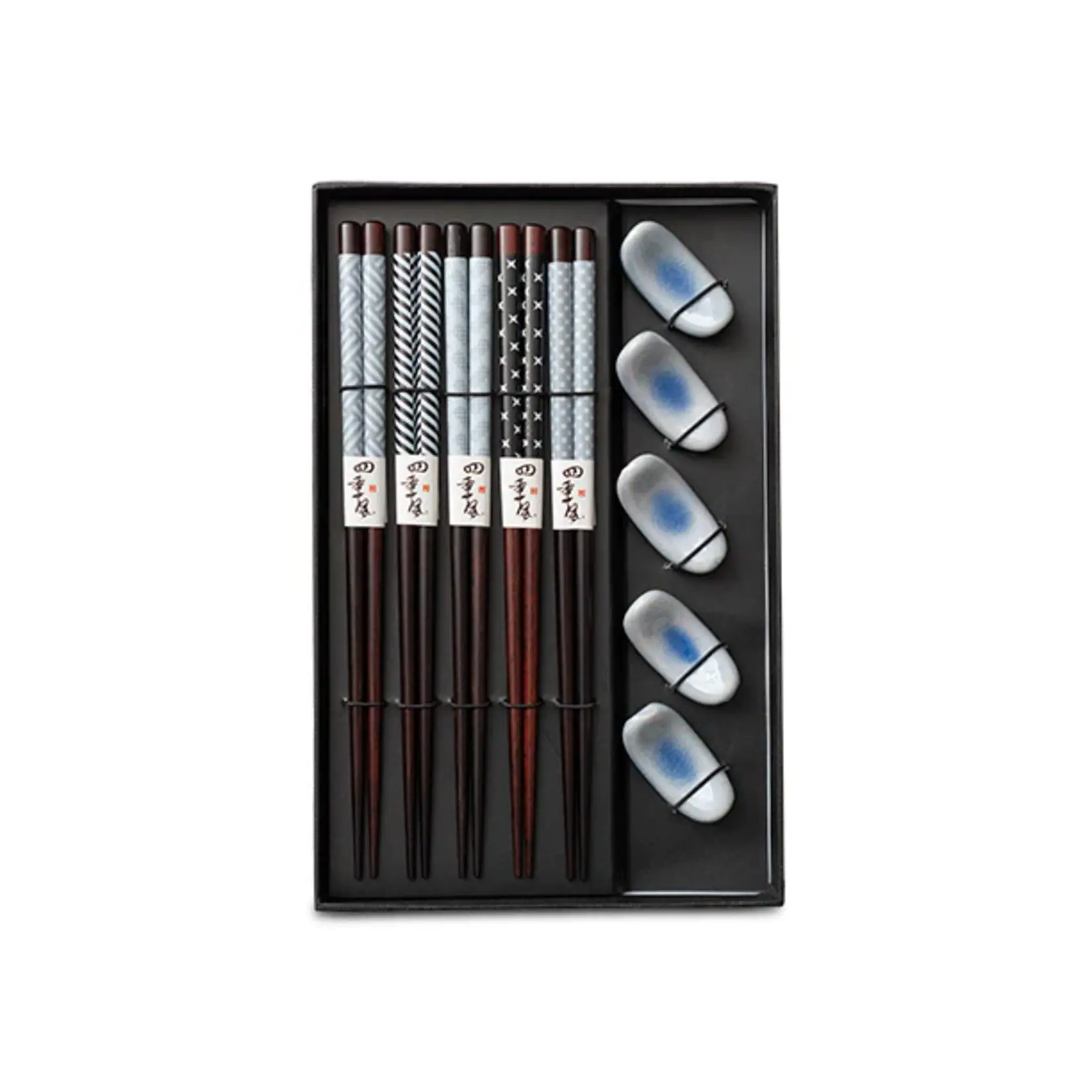 EMF EMF Chopsticks & Rest Set - Blue