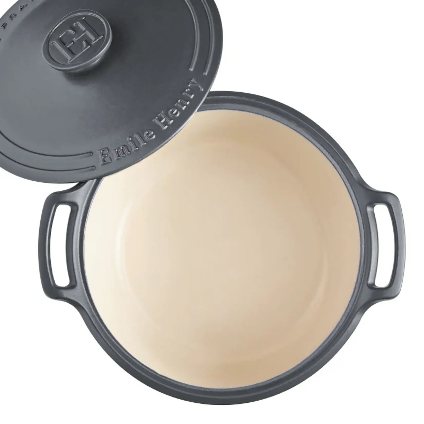 EMILE HENRY EMILE HENRY SUBLIME Round Stew Pot 5.7L -  Cream