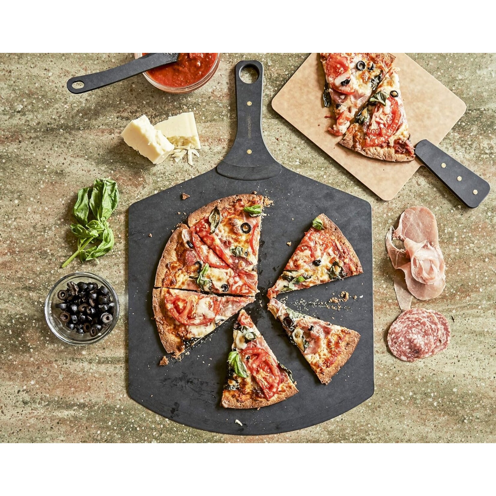 EPICUREAN EPICUREAN Pizza Peel with Riveted Handle 21x14” - Natural / Slate DNR