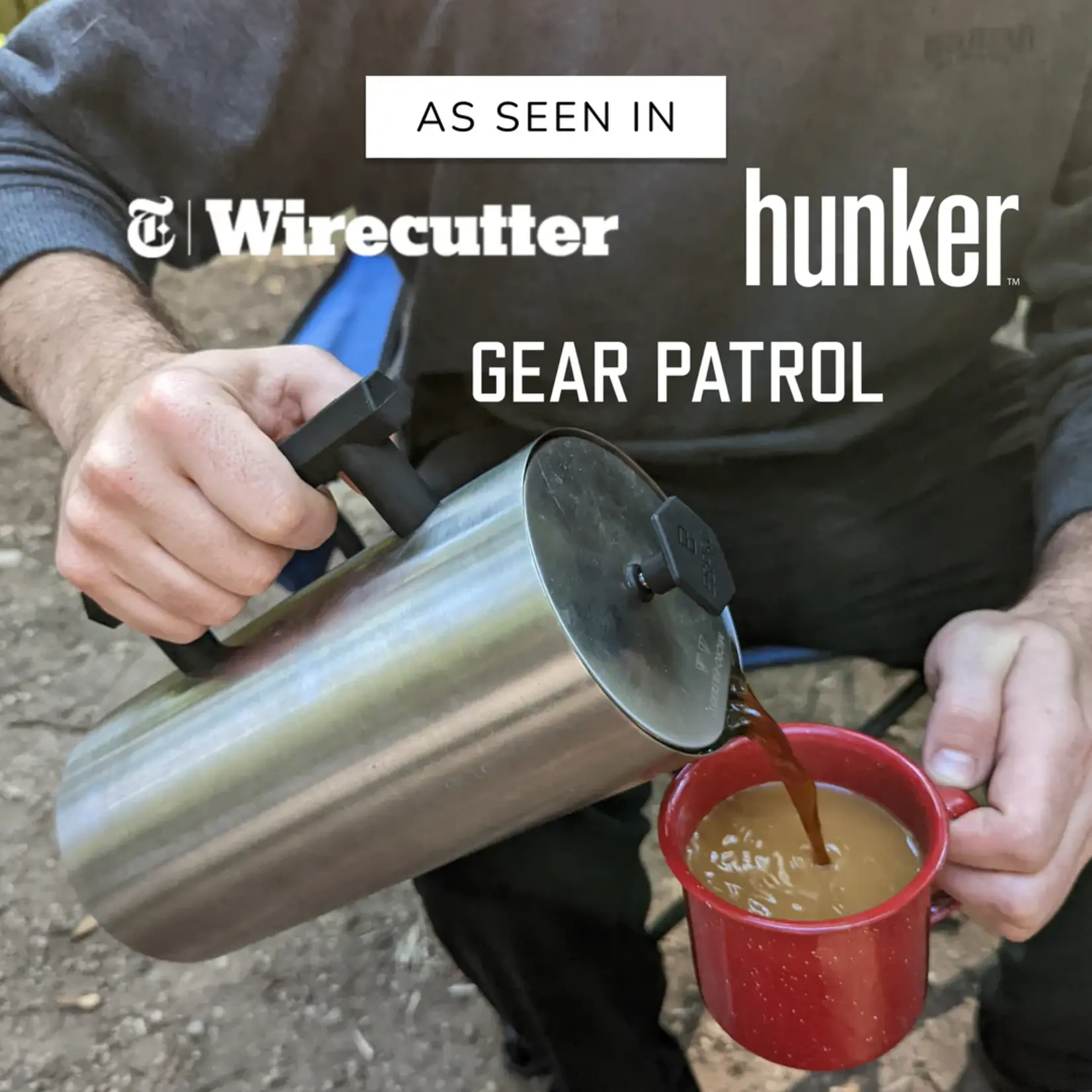 ESPRO ESPRO P6 French Press HEX Handle 1L/32oz - Brushed