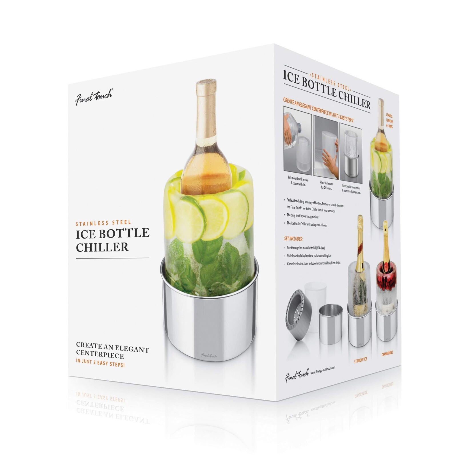 FINAL TOUCH FINAL TOUCH Bottle Ice Mould & Cooler