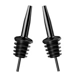 FINAL TOUCH FINAL TOUCH Bottle Pourers 2Pc - Black Chrome