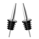 FINAL TOUCH FINAL TOUCH Liquor Bottle Pourers S/2-Polished