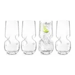 FINAL TOUCH FINAL TOUCH Bubbles/Seltzer Bubbly Beverage Glasses S/4- 17oz