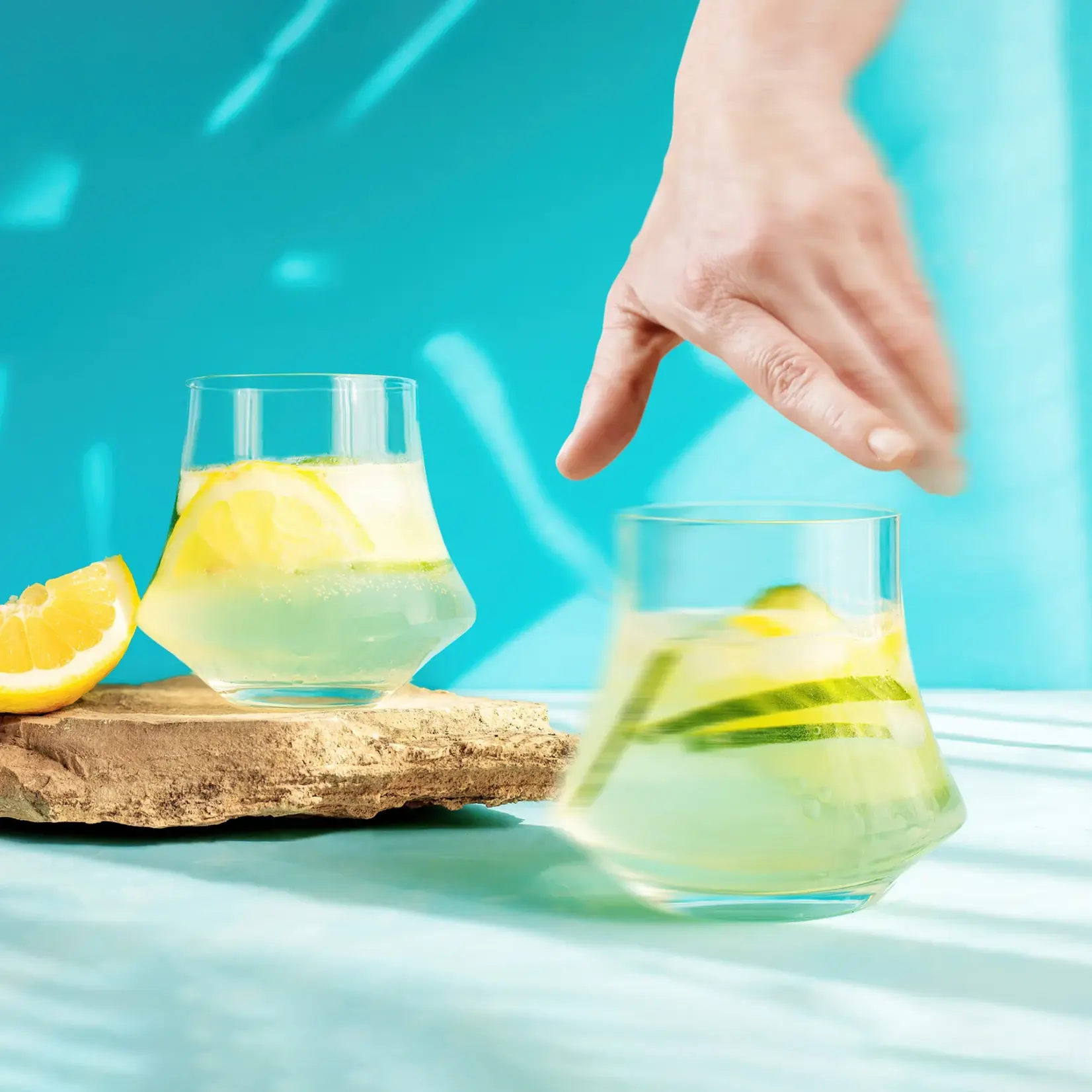 FINAL TOUCH FINAL TOUCH Revolve DOF Glass S/2 - 13.5oz