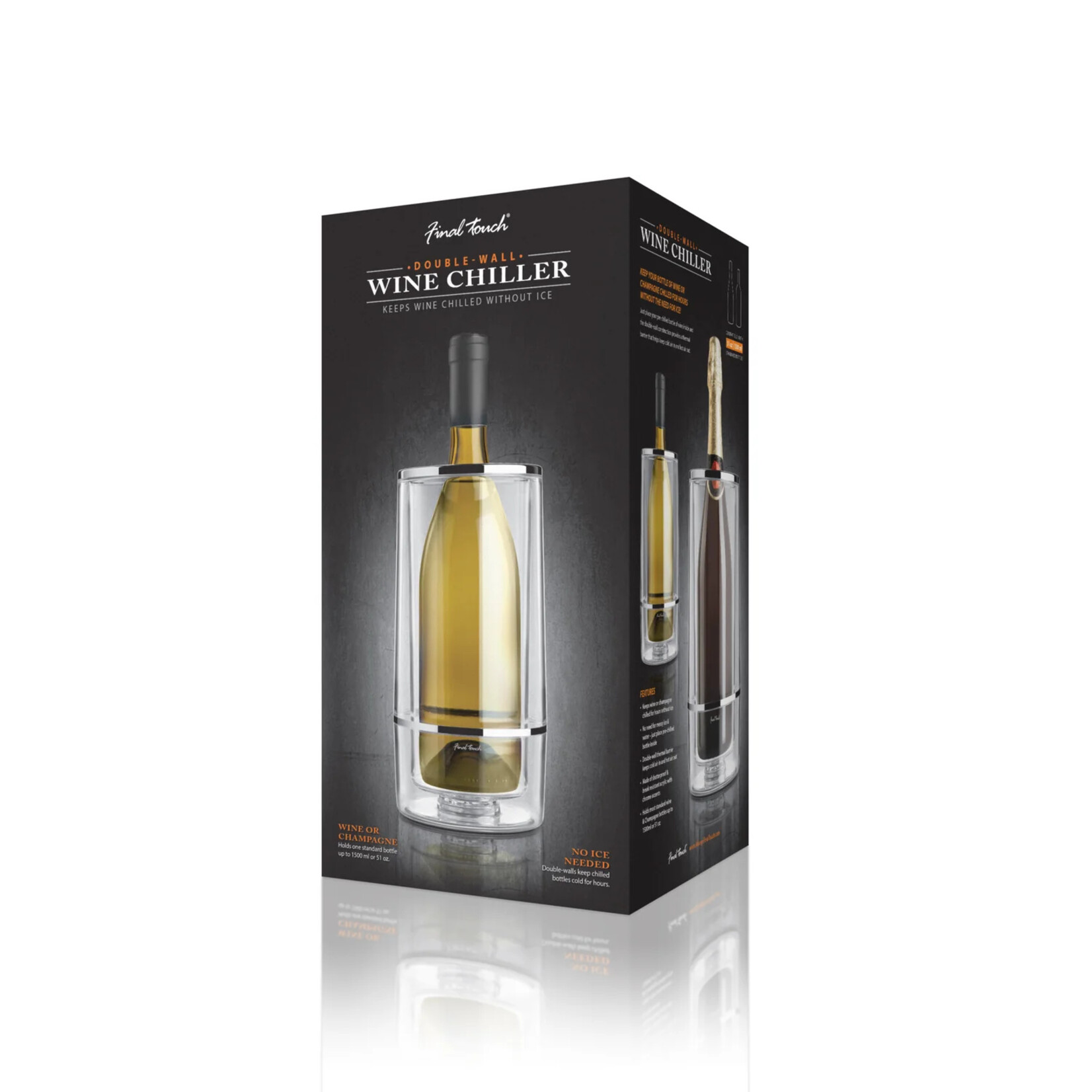 FINAL TOUCH FINAL TOUCH Double Wall Acrylic Wine Chiller