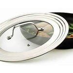 RSVP RSVP Endurance Universal Lid w/ Glass 5''-9''