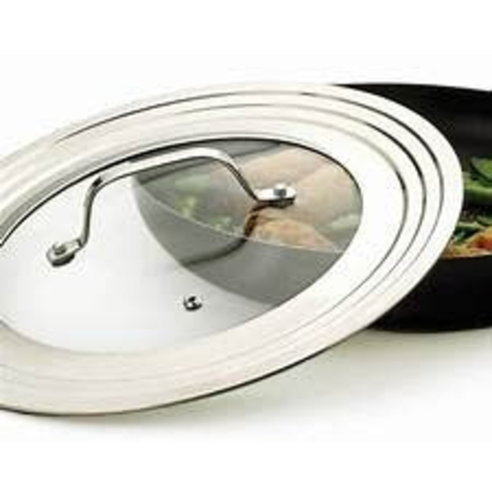 RSVP RSVP Endurance Universal Lid w/ Glass 5''-9''