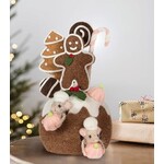 ABBOTT ABBOTT Large Christmas Pudding w/Cookies & Mice