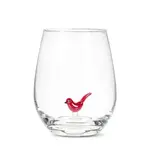 ABBOTT ABBOTT Cardinal Icon Stemless Wine Glass 4.5''