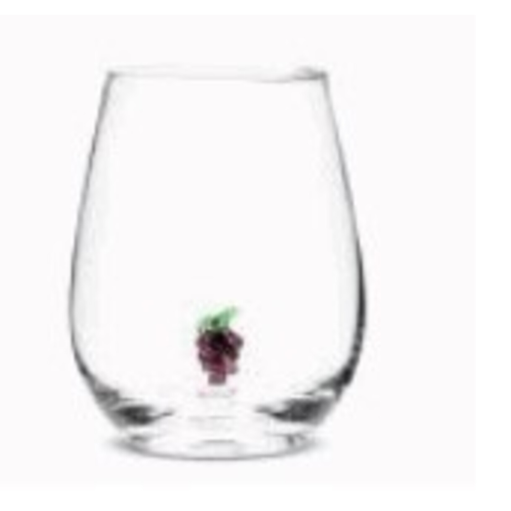 ABBOTT ABBOTT Grape Bunch Icon Stemless Wine Glass 4.5''