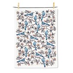 ABBOTT ABBOTT Blue Jays and Berries Tea Towel