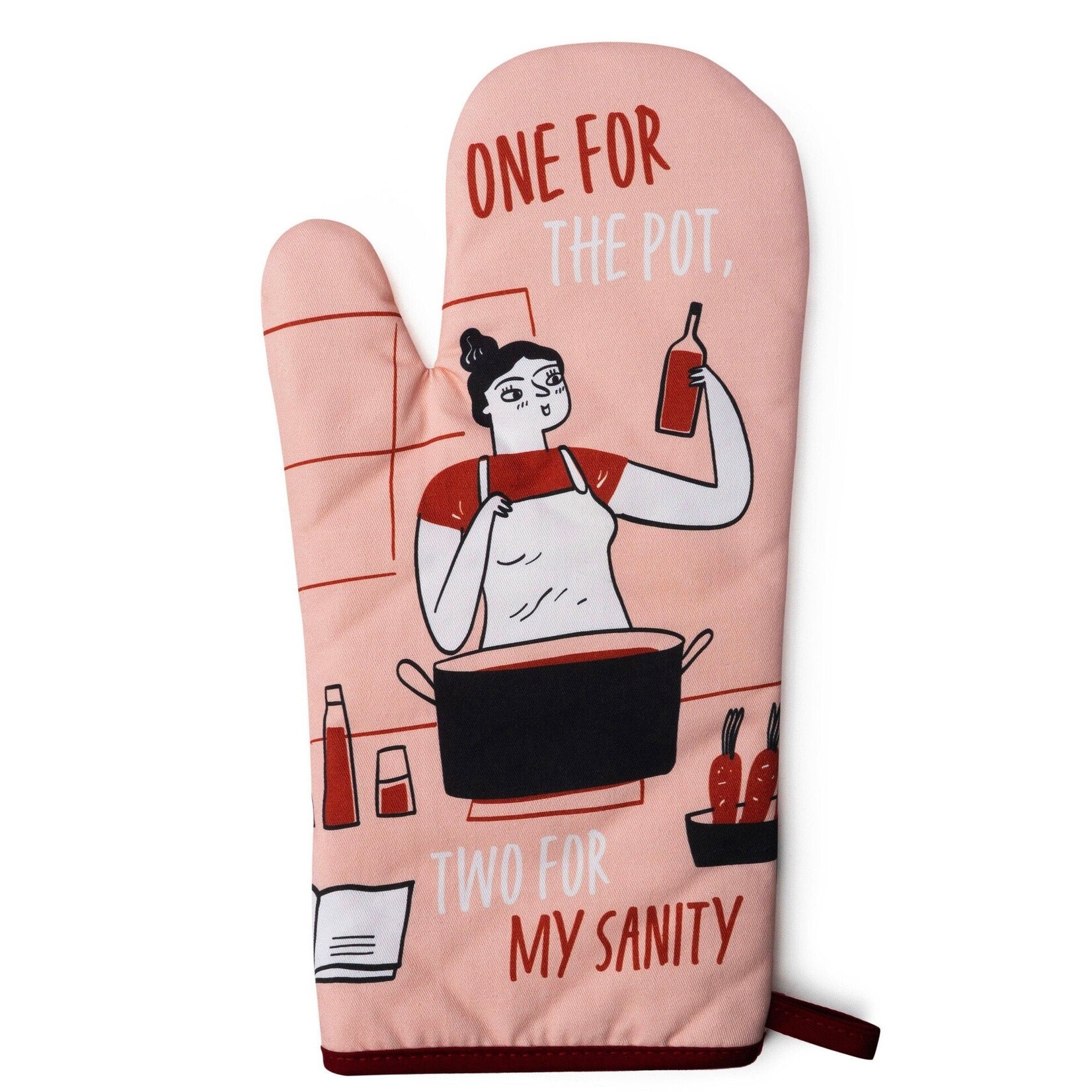 2LEFT The Reluctant Chef Oven Mitt - For My Sanity