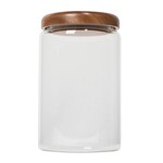 DANICA DANICA Glass Jar w/Acacia Wood Lid 32oz