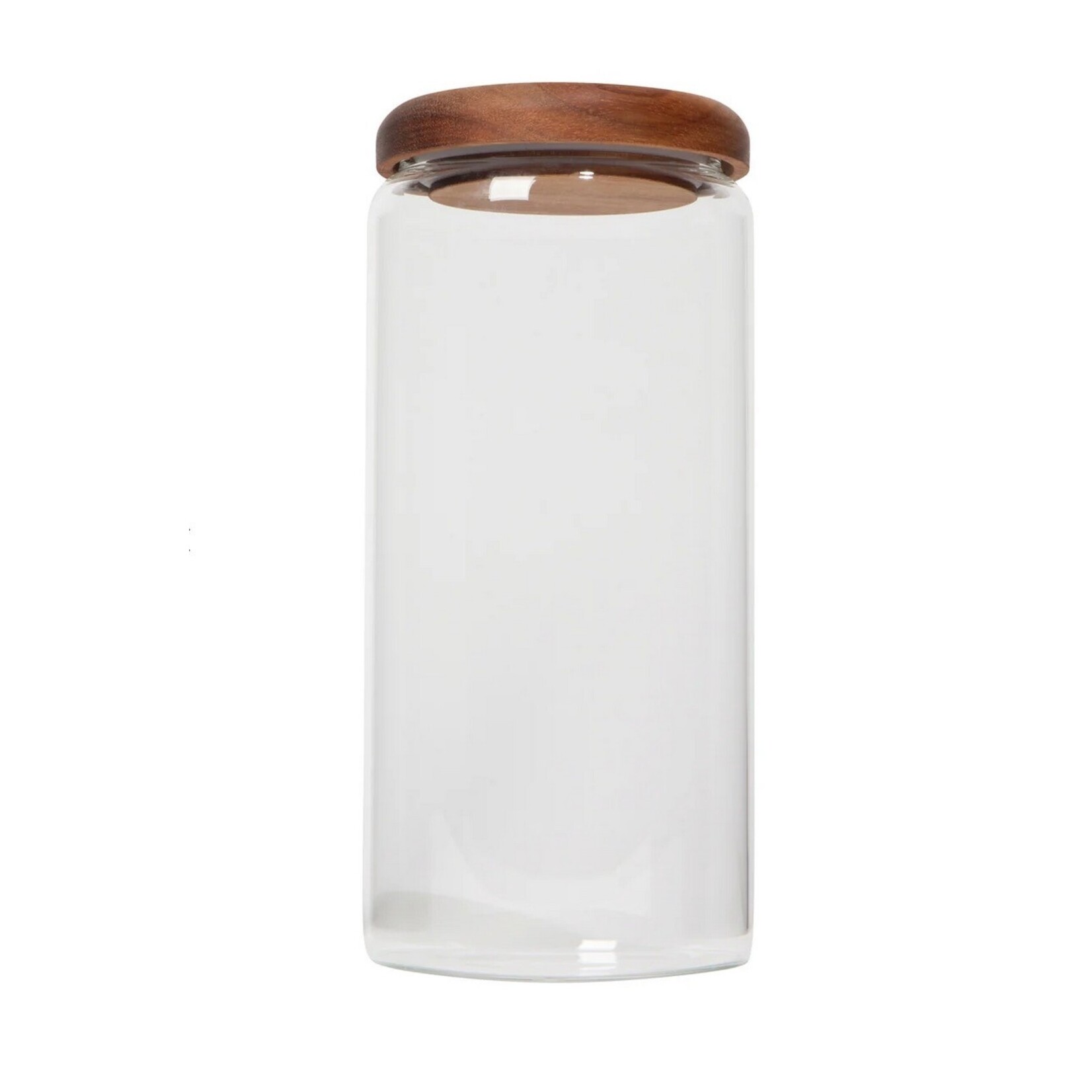 DANICA DANICA Glass Jar w/Acacia Wood Lid 42oz
