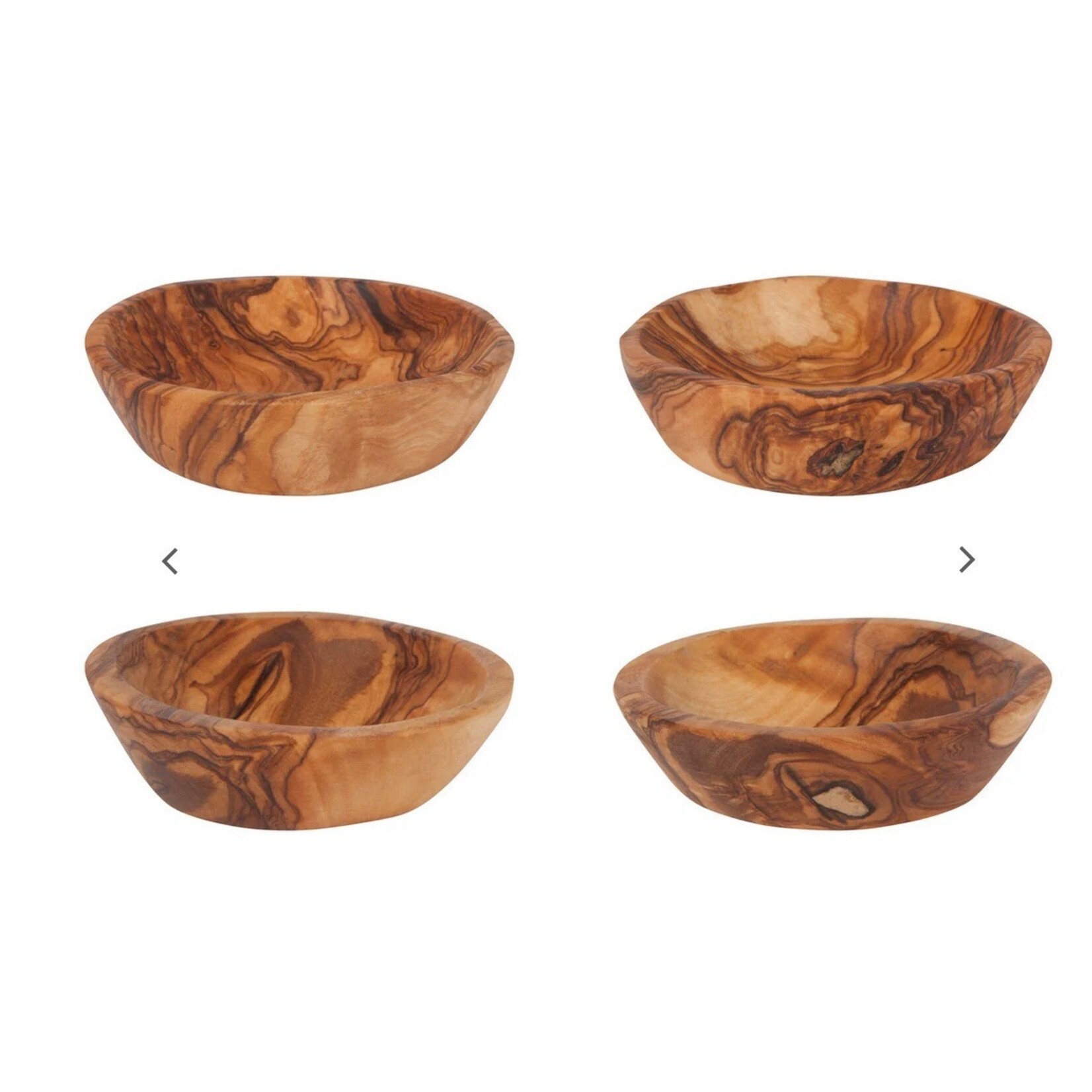 DANICA DANICA Olivewood Pinch Bowls s/4