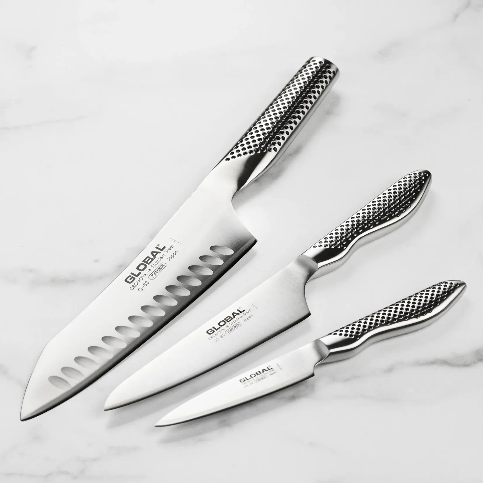 GLOBAL GLOBAL Knife Set 3pc  G-4/AN/GS-5