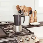 GROSCHE GROSCHE Milano SS 6c Espresso Maker - Charcoal/Stainless