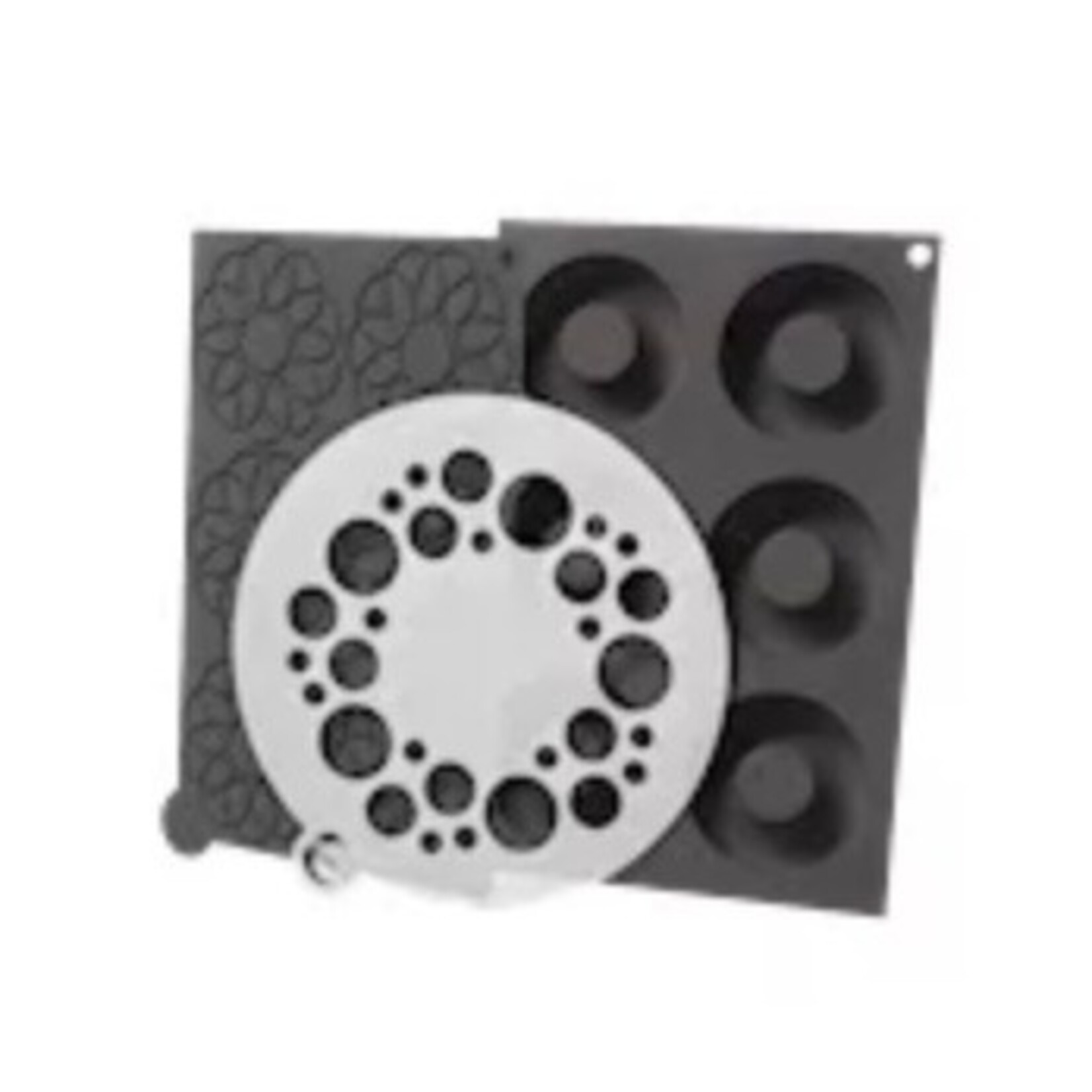 PLATE IT - Garneermallen Circle 3 Piece Mold Set