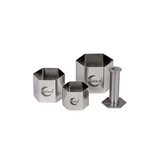 PLATE IT Garnish Rings s/4 - Hexagon